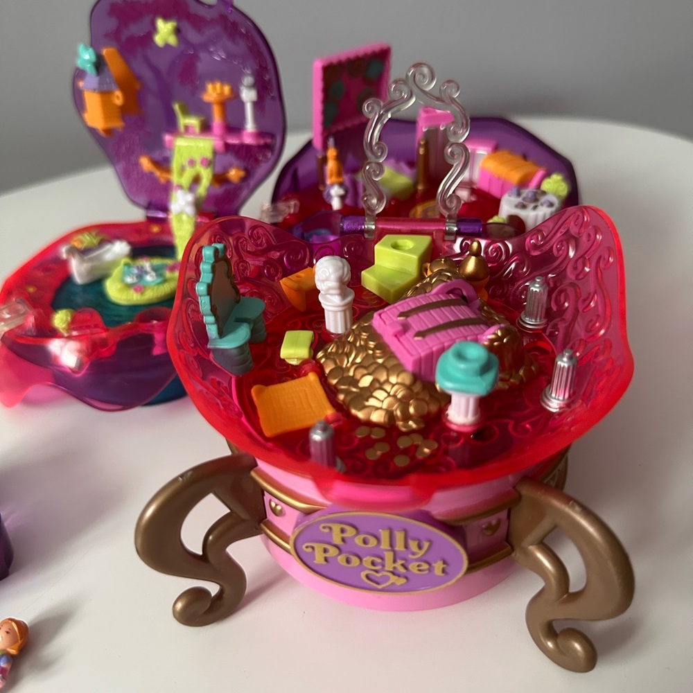 Polly Pocket Jewel Magic Ball Sparkle Surprise Rare 1996 Vintage Blue Bird Toys - Picture 5 of 11